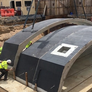 Drainage and site utility installation