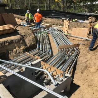 Electrical subsurface installation