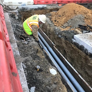 Telecommunications construction